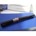 WATERMAN SERENITE 18K WHITE GOLD F nib BLACK FOUNTAIN PEN SET INK CARTRIDGES