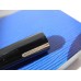 WATERMAN SERENITE 18K WHITE GOLD F nib BLACK FOUNTAIN PEN SET INK CARTRIDGES