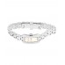 CARL F. BUCHERER ALACRIA MINI Lady's SILVER STEEL 21x30mm SWISS WATCH SET NEW
