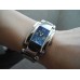 CHOPARD LA STRADA SEA LIGHT BLUE 24x35 SMALL SECOND STEEL Ladies SWISS WATCH