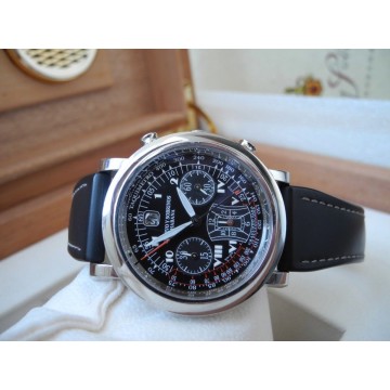CUERVO Y SOBRINOS TORPEDO PULSOMETRO 8 CHRONOGRAPH 43mm AUTOMATIC WATCH HUMIDOR