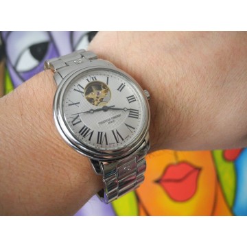FREDERIQUE CONSTANT OPEN HEART BEAT FC-303 Stainless Steel 40mm AUTOMATIC WATCH