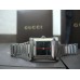 GUCCI WEBBING Line 111L GG Dial STEEL LADY'S 31x25mm SWISS WATCH