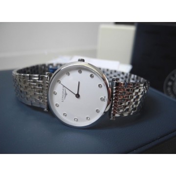 LONGINES LA GRANDE DIAMOND MOTHER OF PEARL 32mm WATCH L.46352 MEN'S WOMEN'S NEW
