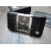MONTBLANC TRAVEL SLIDING Black Dial Leather Case ALARM POCKET WATCH 102373 NEW