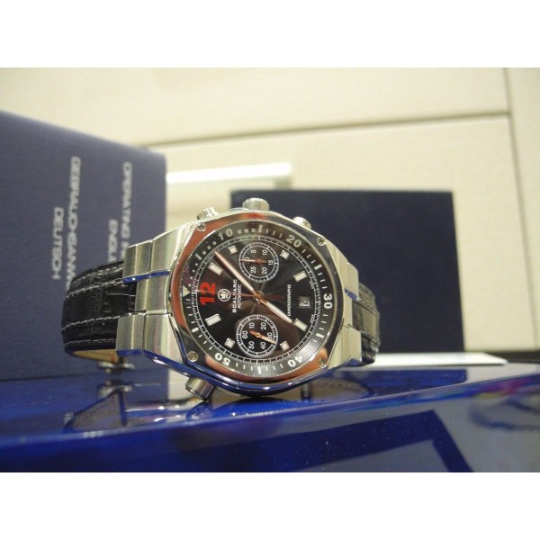 SCALFARO Cap Ferrat Grand Tour CHRONOGRAPH BICOMPAX AUTOMATIC 43mm SWISS WATCH